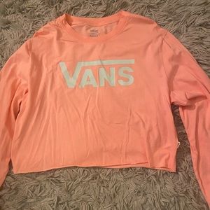 Vans cropped long sleeve Tee